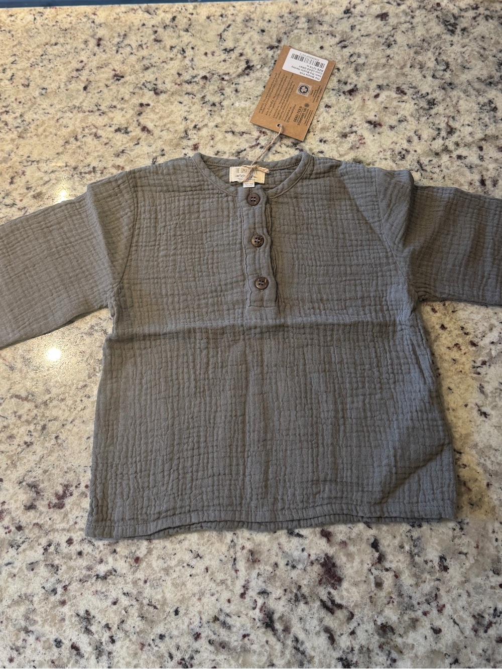 The Simple Folk Muslin Henley